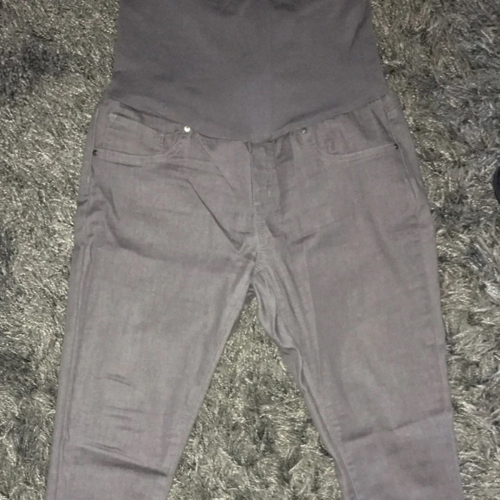 Grey Maternity Jeans